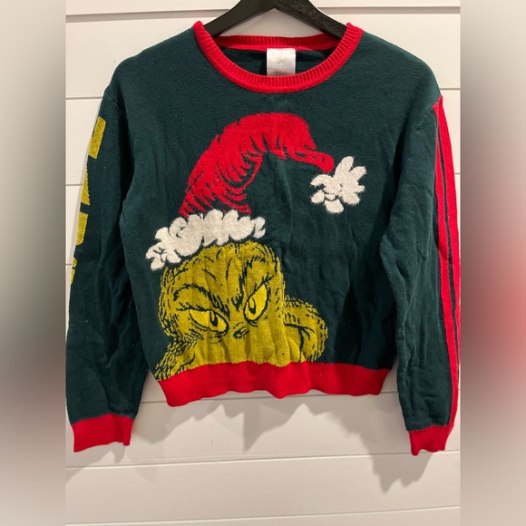 The Grinch Sweaters - Christmas Grinch Sweater Large